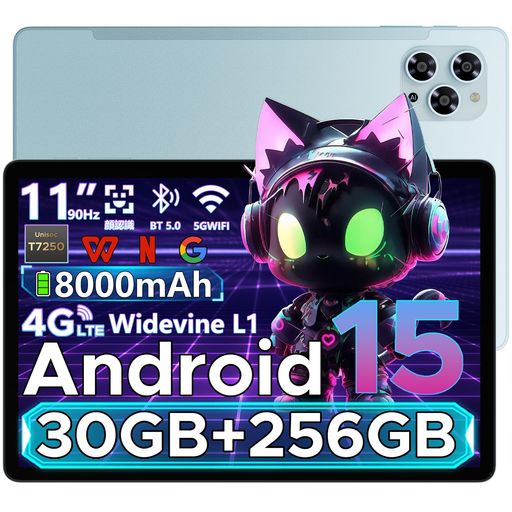 【11インチ4GLTEタブレット】DOOGEEG6Android15タブレット11インチ30GB+256GB+2TBTF拡張90HzIPS大画面W..