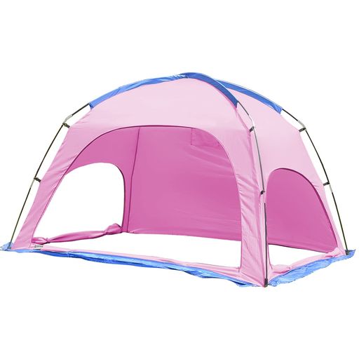 暖房テント室内テント睡眠テント家庭用テントプレイハウス子供用ジュニア用大人用2.1x1.5x1.35mピンク2-3人用丈夫保温保湿組み立て式設置簡単底なし