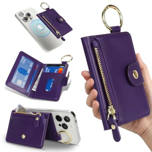Havayaカードケースmagsafeカード入れスタンド機能ジッパー小銭入れリング付き3枚カード収納可能iPhone16ProMax/16Pro/16Plus/16、iPhone Havayaカードケースmagsafeカード入れスタンド機能ジッパー小銭入れリング付き3枚カード収納可能iPhone16ProMax/16Pro/16Plus/16、iPhone