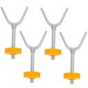 Coehaopike4個Y字トップボルト手すりゲートアダプターゲートねじスピンドルベビーゲートボルトペットの囲いナット付きガードレールボットガードレールアクセサリ遅れ(オレンジ色)
