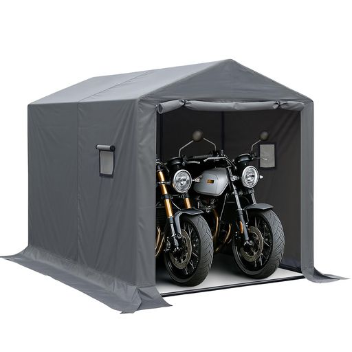 FRGBAKLIサイクルハウス3台用大型バイクガレージサイクルポート耐水圧8000mm・420Dオックスフォード布..