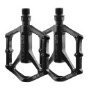 JEELAD自転車ペダルアルミ合金自転車パーツフラットペダル滑り止め左右セットクロスバイクロードバイクMTBDUベアリング取り付け簡単