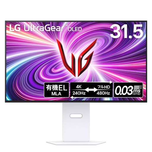 GourdݡĳŷԾŹ㤨LGߥ󥰥˥UltraGearOLED32GS95UV-W31.5/4K(3840x2160/VESADualMode(4K@240Hz/FHD@480Hz/ͭEL/0.03ms(ClearMRפβǤʤ146,087ߤˤʤޤ