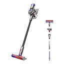 DYSON(ダイソン)コードレス掃除機DYSONV8SLIMFLUFFYスティックハンディクリーナーサイクロン(SV10KEXTBK)【より小さく。より軽く。性能はそのままに。】