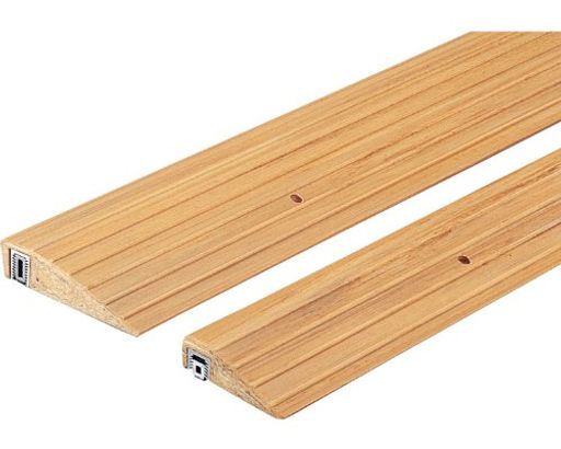 シコク屋内用スロープ段ない・ス樹脂タイプショート800x60x15~20mm