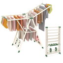 GIANTEX物干しスタンド折りたたみ式組み立て不要幅141cm洗濯物干し室内物干しタオルハンガータオル掛け服の乾燥ラック靴掛けラックベランダものほし布団干し部...