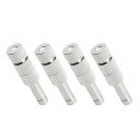 Aopin6mmミストノズル銅調整可能水流クイックコネクタ0.3mm/0.011”屋外冷却、庭の灌漑、噴水、温室用のオリフィス噴霧ミスタースプレーノズル4Pcs