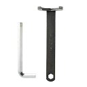 SANEI(サンエイ)ナット締付工具ナット式ワンホール混合栓用水栓用工具六角対辺46MM用長さ200MMR353