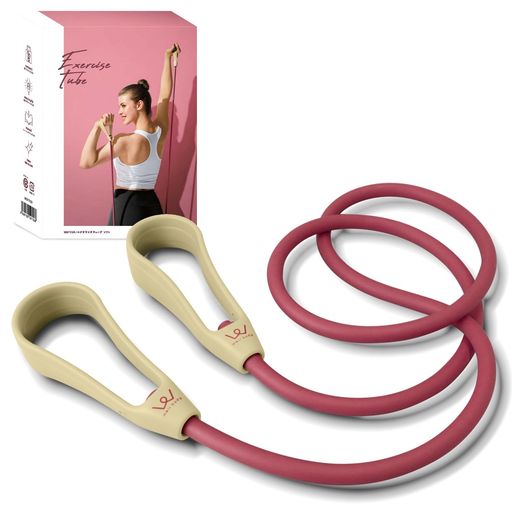 アルインコ(Alinco)(ALINCO)エクササイズチューブソフト負荷21kgハンドル付き軽量コンパクトチューブ筋..