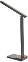 ヤザワコーポレーション調光機能付きLED木目スタンドライト5W明るさ330ルーメンダークウッドSDLE05N14DW
