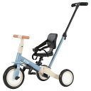 BTM子供用三輪車4in1三輪車のりもの押し棒付き自転車おもちゃ乗用玩具三輪車子供用バイクランニングバイク1歳2歳幼児用軽量子供キッズバイクプレゼントブルー