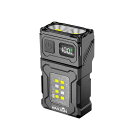【WARSUNDC08】小型LEDミニフラッシュライトキーチェーン付き、ポケットフラッシュライト充電式高速充電バッテリーマグネット式&背面クリップ&帽クリップ付き、注目の側面ライト、4色の…
