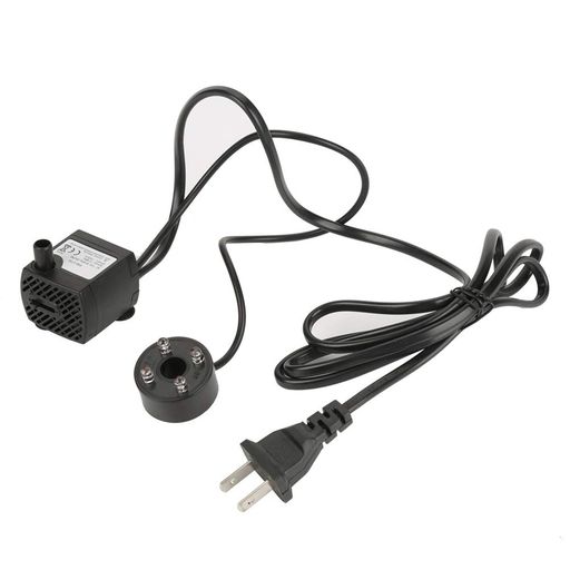 小型水中ポンプLEDライト付池ポンプ水中循環噴水水族館水池ポンプ小型ウォーターポンプセラミックシャ..