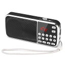 GemeanJ-189USB小型ラジオ充電式bluetoothスピーカー(ワイヤレスブルートゥースイヤホン対応不可)ポータブルワイドfmam携帯ラジオミニ、懐中電灯付き対応AUXSDMP3