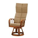 光製作所(HrikariFurniture)-ラタンチェア-RAG-596-360度回転式