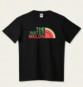 THE WATER MELON すいか スイカ パロディおもしろTシャツ ネタTシャツ Tシャツ ウケ狙い おもしろ Tシャツ おふざけTシャツ 誕生日 記念日 職場 飲み会 面白Tシャツ パロディTシャツ パジャマ 寝巻き 普段着 シャツ クラスTシャツ お揃い 大人気シャツ ビンゴ ノース