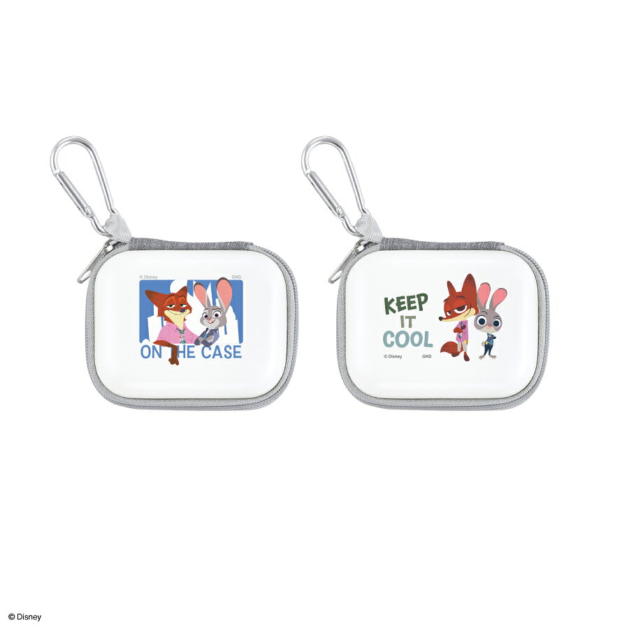 【公式】ディズニーキャラクター ／ ガジェットポーチSS ディズニー Disney ズートピア ジュディ ホップス ニック ワイルド マルチガジェットポーチ ガジェットポーチ マルチポーチ マルチケース イヤホンポーチ イヤホンケース ケーブルケース 小物ケース gourmandise-10012637 グルマンディーズ楽天市場店 サンプル画像2