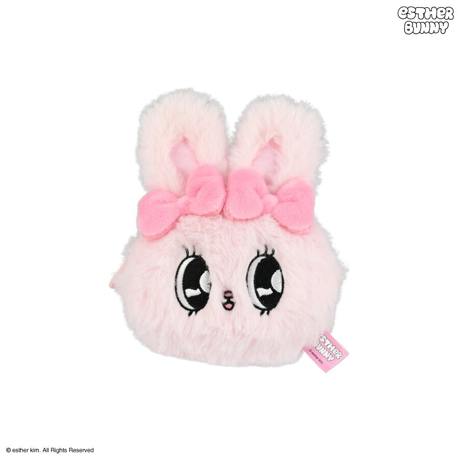 【公式】Esther Bunny イヤホンマルチポーチ イヤホンケース AirPodsケース 保護 ぬいぐるみ カラビナ キーホルダー ピンク リボン うさぎ バニー ぬいぐるみポーチ 持ち運び イヤホン ケーブル ケーブルポーチ フェイスポーチ ガジェット ふわふわ gourmandise-10013070 グルマンディーズ楽天市場店 サンプル画像2