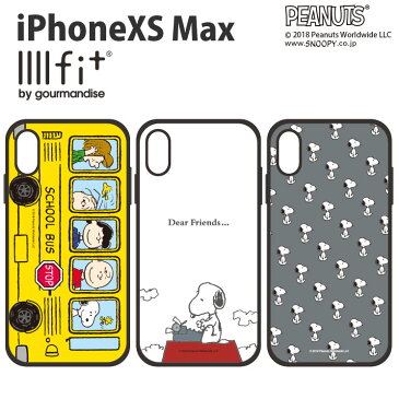 ピーナッツ iPhoneXS Max対応IIIIfitケース