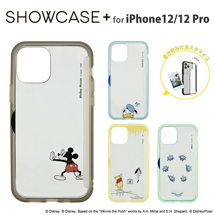 ディズニー、ディズニー・ピクサーキャラクター／SHOWCASE+ iPhone12/12 Pro対応ケース