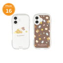 【公式】リラックマ iPhone16 対応 クリスタルクリアケース ソフトケース スマホ ケース カバー アイフォン 16 ケース iPhone16ケース インナーシート クリア スマートフォン コリラックマ キイロイトリ チャイロイコグマ キャラクター グッズ かわいい 可愛い 送料無料