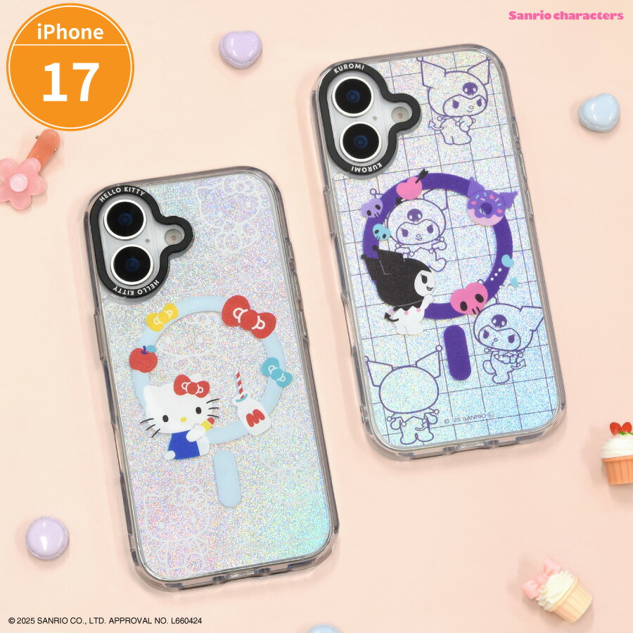 【公式】サンリオキャラクターズ Camera Frame iPhone17 MagSafe 対応 ケース ハローキティ クロミ サンリオ マグセーフ カメラフレームケース ケース カバー アイフォン17 iPhone 17 インナーシート スマホケース スマホカバー クリア ケース かわいいのサムネイル