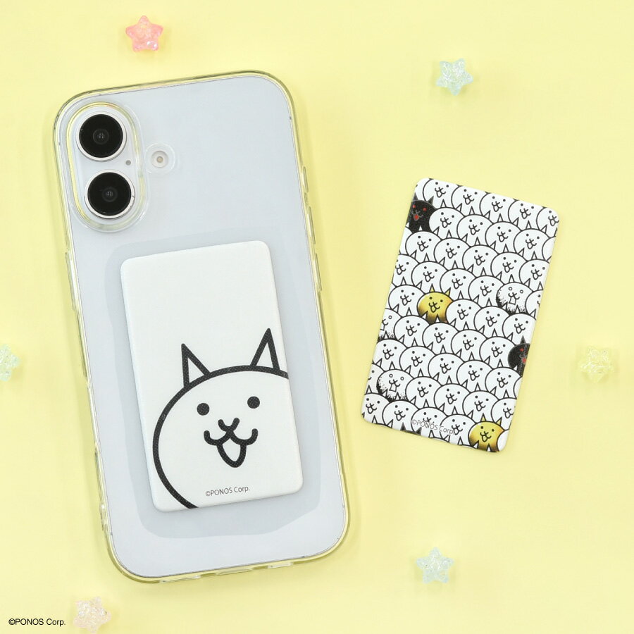 【公式】にゃんこ大戦争 スマ冷え Premium 吸熱シート シール ステッカー スマホアクセサリ ネコ ホワイト 白 吸熱 Premium プレミアム 夏 スマートフォン アイフォン iPhone アンドロイド Android ギャラクシー Galaxy タブレット iPad 多機種 貼ってはがせる 動画 ゲーム