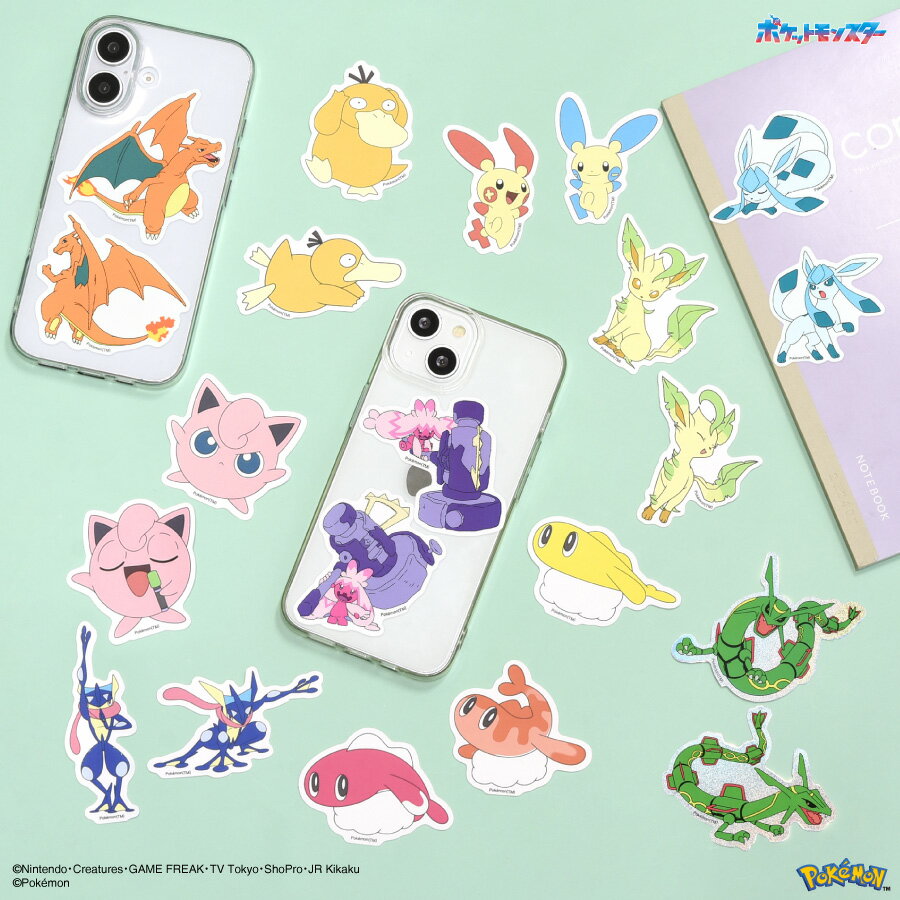 50枚 ポケモンP コダック 防水ステッカー シール | aboo