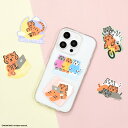 【公式】MUZIK TIGER モバイルステッカー トフィー ティフィー テフィー ステッカー シール 韓国 キャラクター トラ 耐水 コーティング かわいい おしゃれ ムジークタイガー タブレット スマホアクセサリ ウォータープルーフ パステル デコレーション