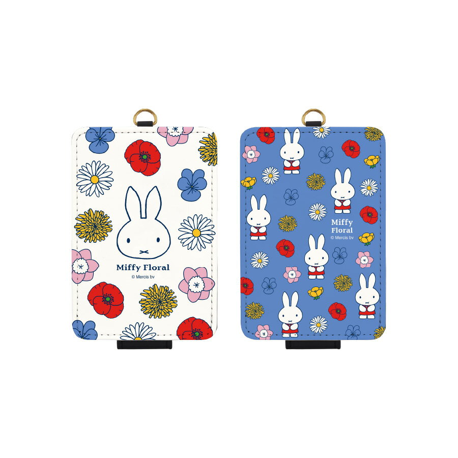 ミッフィー Miffy Floral　ICカードケース