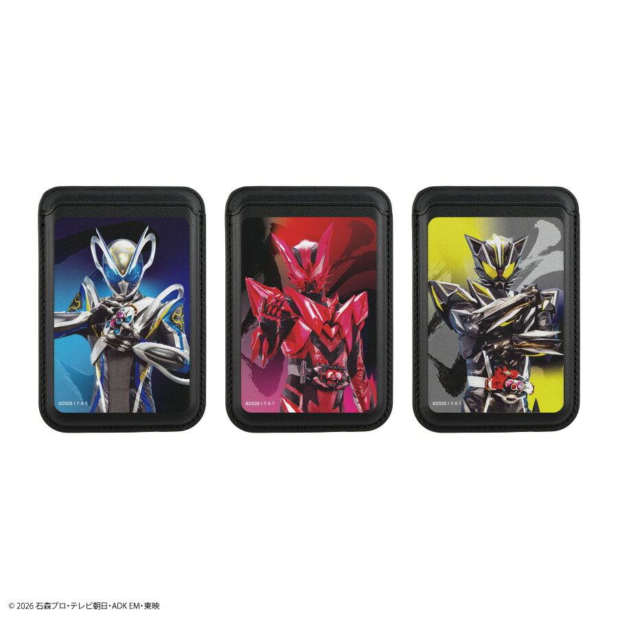 【公式】10月下旬発売予定 仮面ライダーマイス MagSafe 対応 カードウォレット 仮面ライダー 仮面ライダーマオウ 仮面ライダーリド マオウ リド マグセーフ カードケース カードホルダー スマホアクセサリ スマートフォン スマホ 磁石 カード収納 グッズ 特撮