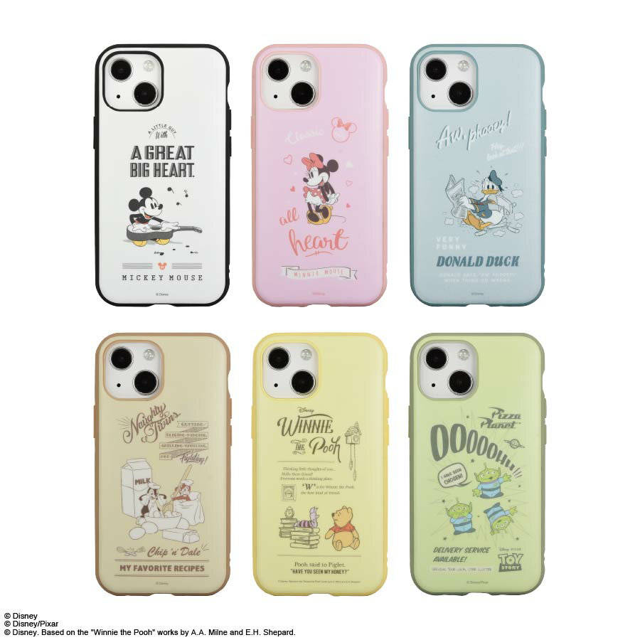 【ポイント20倍】ディズニーキャラクター、ピクサーキャラクター ｜ IIIIfit iPhone13 mini/12 mini対応ケースのサムネイル