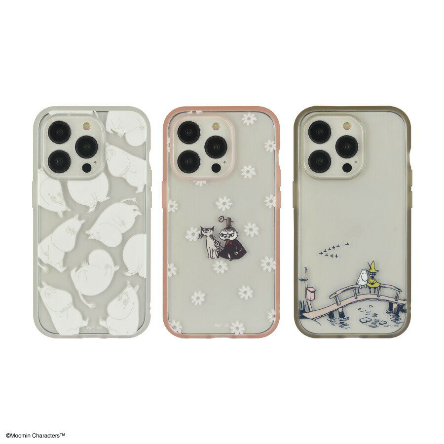 ムーミン IIIIfit Clear iPhone 14 Pro / 13 Pro 対応 ケース カバー iPhone14Pro iPhone13Pro iPhoneケース iPhoneカバー リトルミイ スナフキン スマホケース スマホカバー クリアケース 6.1インチ シンプル おしゃれ イーフィット グルマンディーズ