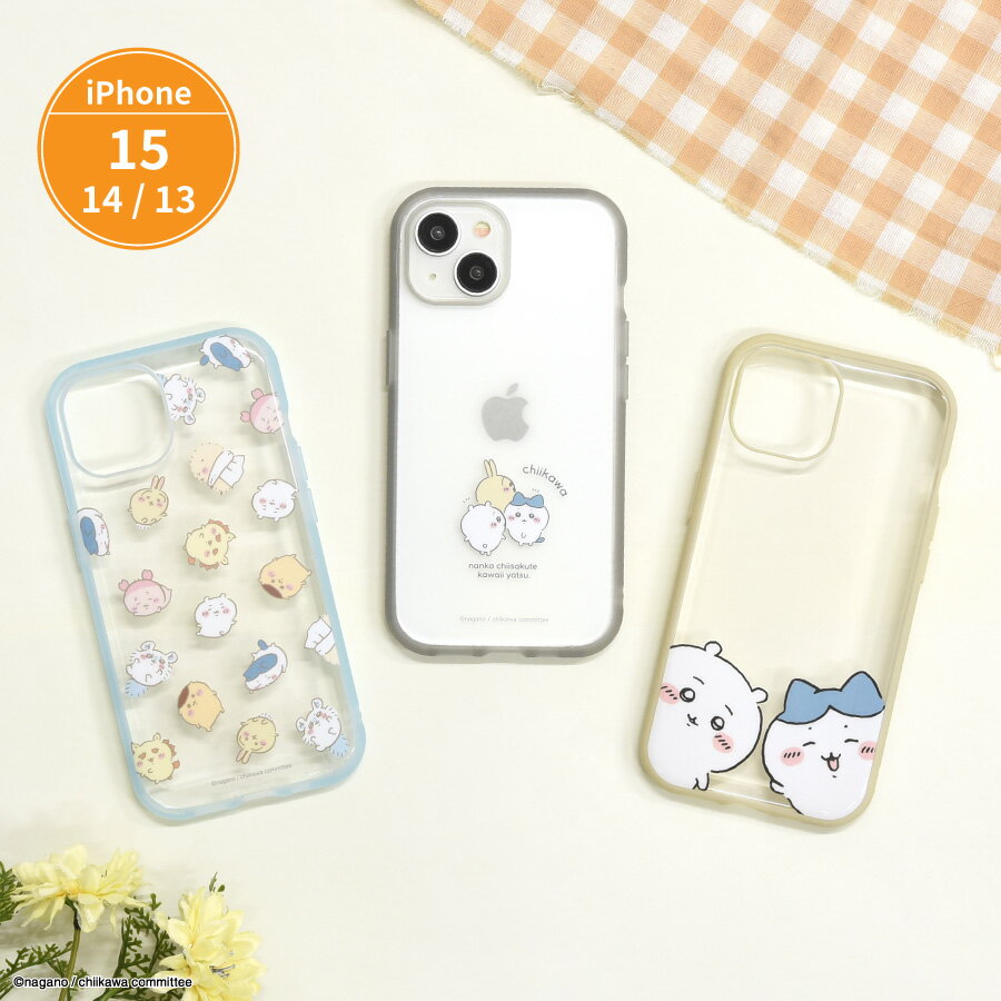 【公式】10月下旬発売予定　ちいかわ IIIIfit Clear iPhone15 14 13 対応 ケース ハチワレ うさぎ iPhoneケース iPhone 15 14 13 ケース カバー アイフォン 15 14 13 新アイフォン 透明 クリア ケース スマホケース 携帯ケース スマートフォン かわいいのサムネイル