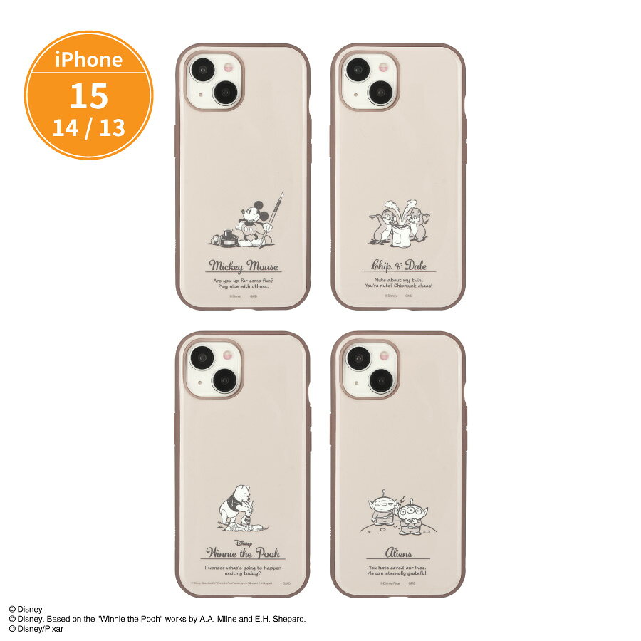 【公式】ディズニーキャラクター、ピクサーキャラクター ／ IIIIfit iPhone15 14 1...