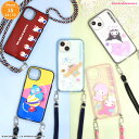 FIT 【公式】サンリオキャラクターズ IIIIfit Loop iPhone15 14 13 対応 ケース サンリオ ストラップ付きiPhoneケース スマホ ショルダー ストラップ iphoneケース アイフォン iPhone15 iPhone14 クリア キティちゃん マイメロ クロミ シナモン ハンギョドン