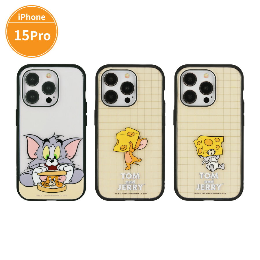 【公式】トムとジェリー IIIIfit Clear iPhone15 Pro 対応 ケース トムとジェリー iPhone15 Pro iPhone ケース カバー クリア 透明 トム ジェリー トムジェリ スマホケース スマホカバー イーフィット クリア IIIIfit Clear ケース カバー