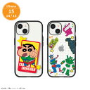 【公式】クレヨンしんちゃん IIIIfit Clear iPhone15 / 14 / 13 対応 ケース イーフィット カバー iPhone 15 iPhone14 iPhone13 スマホケース スマホカバー iPhone ケース iPhoneカバー アイフォン スマホグッズ スマートフォン アクション仮面 ブラック クリア