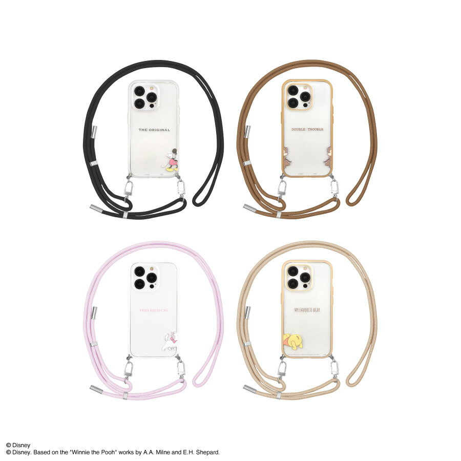 【公式】ディズニーキャラクター IIIIfit Loop iPhone15 Pro 対応 ケース カバー ...