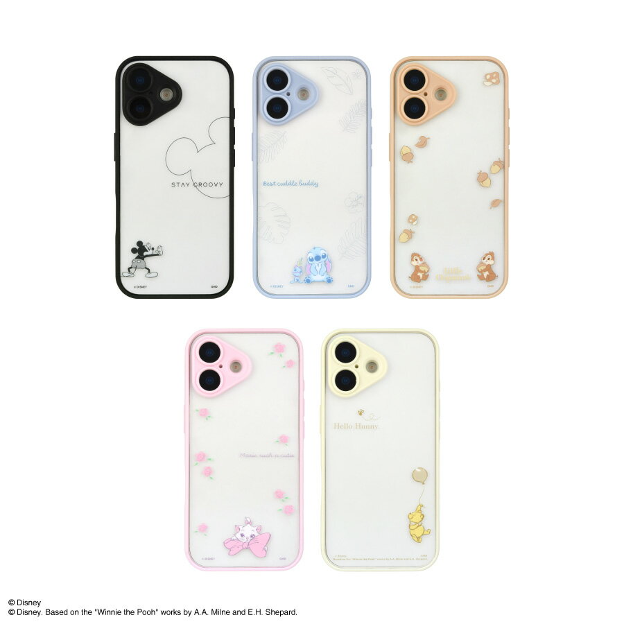 【公式】ディズニーキャラクター ／ IIIIfit プランプフレーム iPhone17 対応 ケー...