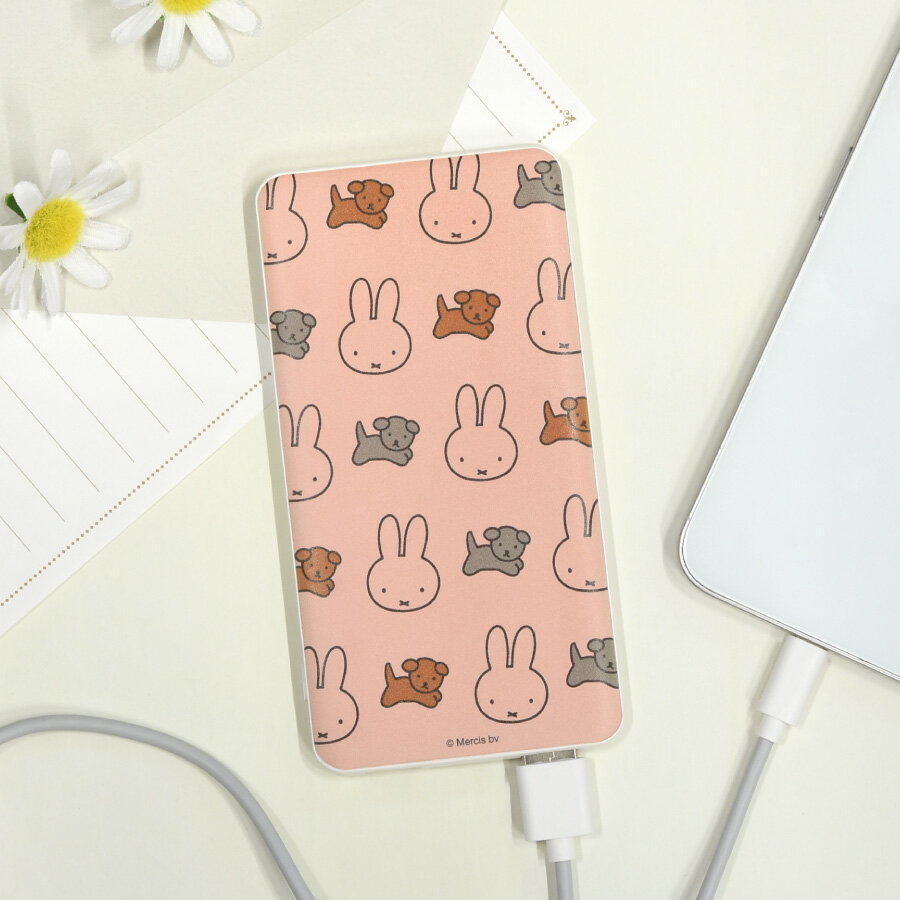 【公式】ミッフィー MIFFY and SNUFFY USB / USB Type-C 4000mAh リチウムイオンポリマー 充電器 2.1A モバイルバッテ...