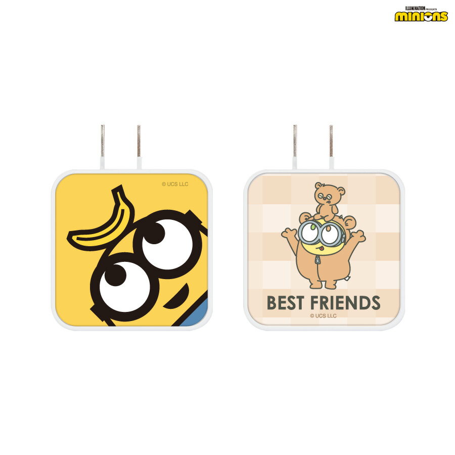 【公式】 『怪盗グルー／ミニオンズ』シリーズ USB / USB Type-C ACアダプタ