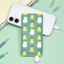 ミッフィー MIFFY FRUITS USB / USB Type-C 4000mAh リチウムイオンポリマー充電器 2.1A グリーン イエロー ホワイト う...
