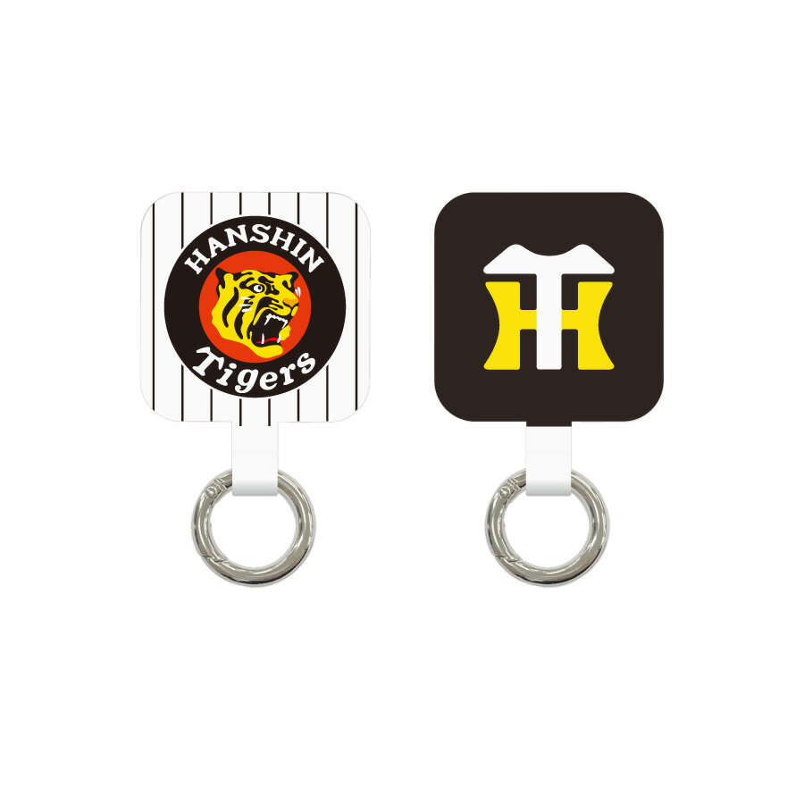【ポイント10倍】【公式】 阪神タイガース マルチリングプラス ホワイト ブラック マルチリング スマホリング スマホアクセサリ ストラップ スマホショルダー 保持サポート 落下防止 ケースに挟むだけ 阪神 タイガース Tigers グッズ アクセサリ 阪神ファン 野球 球団 ロゴ