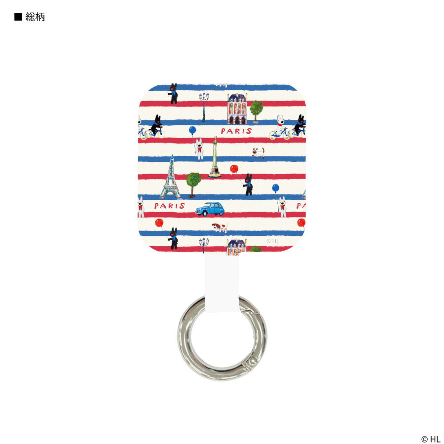 【公式】リサとガスパール マルチリングプラス マルチリング スマホリング スマホショルダー スマホストラップ スマホアクセサリ ホールドリング リサ ガスパール iPhone Android ホワイト ベージュ 白 スマホグッズ プレゼント スマホグッズ キャラクター