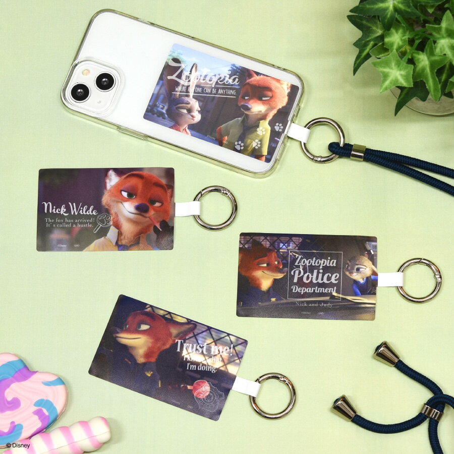 【公式】ディズニーキャラクター / マルチリングプラス Lサイズ disney ニック ジュディ ズートピア マルチリング スマホリング スマホストラップホルダー ホールドリング ストラップ アクセサリ スマホショルダー 落下防止 保持 キャラクター グッズ かわいい 可愛い