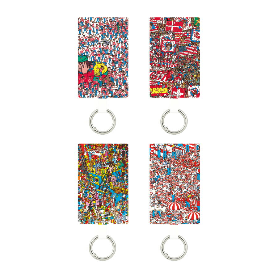 【公式】WHERE’S WALLY? マルチリングプラス Lサイズ ウォーリーをさがせ！ウォーリー マルチリング スマホリング スマホストラップホルダー ホールドリング スマホアクセサリ ストラップ スマホショルダー 落下防止 保持 iPhone アイフォン スマホ