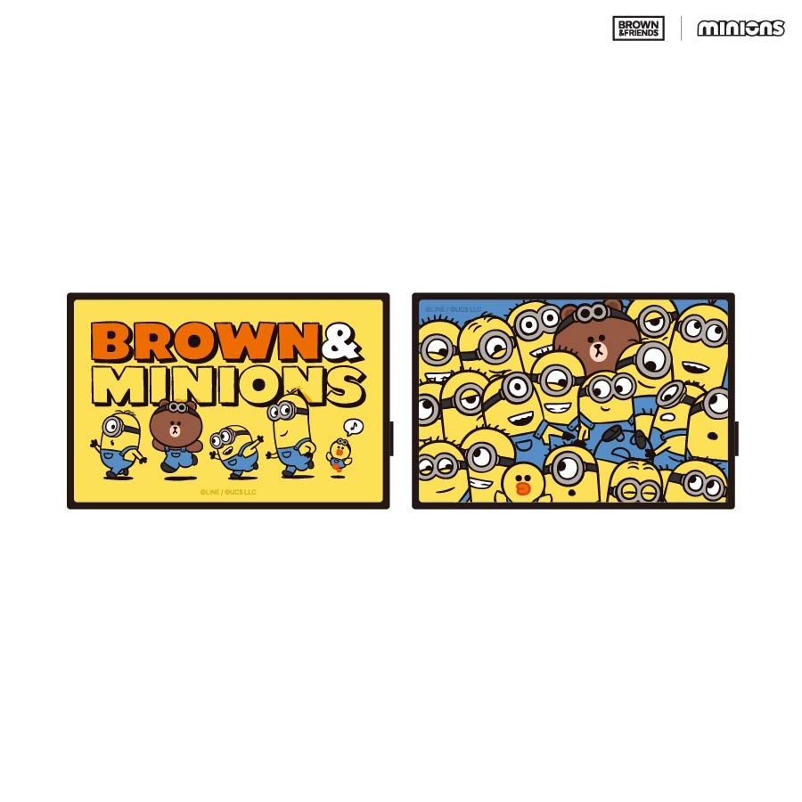 【公式】 BROWN＆MINIONS　ガラスワイヤレススピーカー