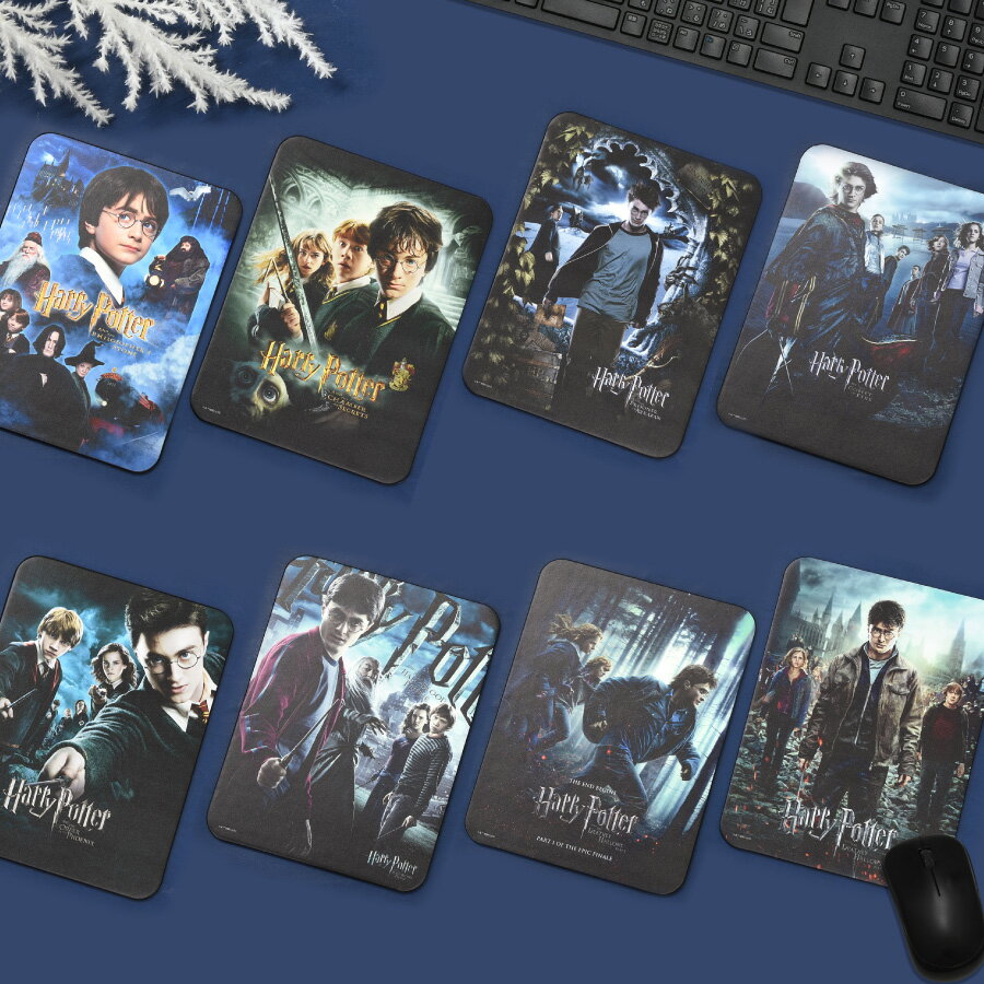 【公式】7月下旬発売予定　ハリー・ポッター コレクタブル マウスパッド ハリーポッター ハードタイプ 滑り止め マウス 光学式 無線 有線 PC パソコン デスクワーク 卓上 ゲーム ゲーミング インテリア ハリー ハーマイオニー ロン スネイプ ダンブルドア 黒 映画 グッズ