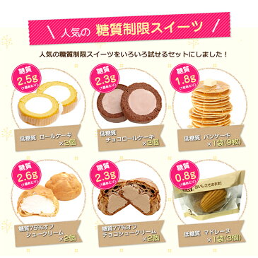 低糖質 糖質制限 スイーツお試しセット（ロールケーキ チョコシュークリーム 砂糖不使用アイス（マンゴー バニラ） 豆乳クッキー） 糖質制限スイーツ 低糖質スイーツ 置き換えダイエット ダイエット ロカボ お試し お菓子 セット ロカボ